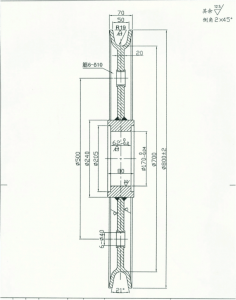 Sheaves for Cargo Crane